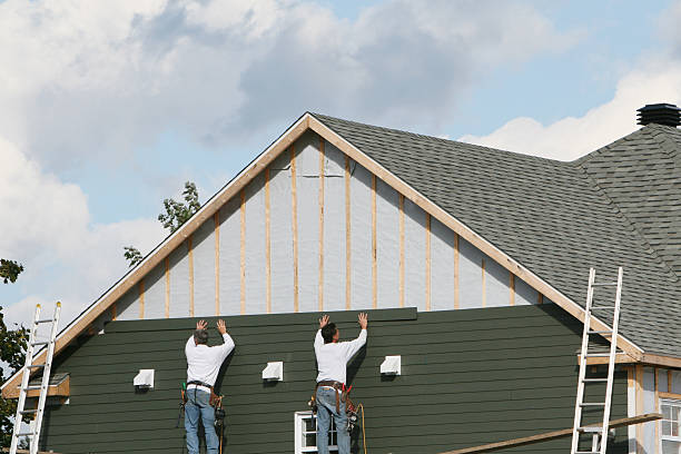 Professional Siding Repair technician working in Dover, NJ
